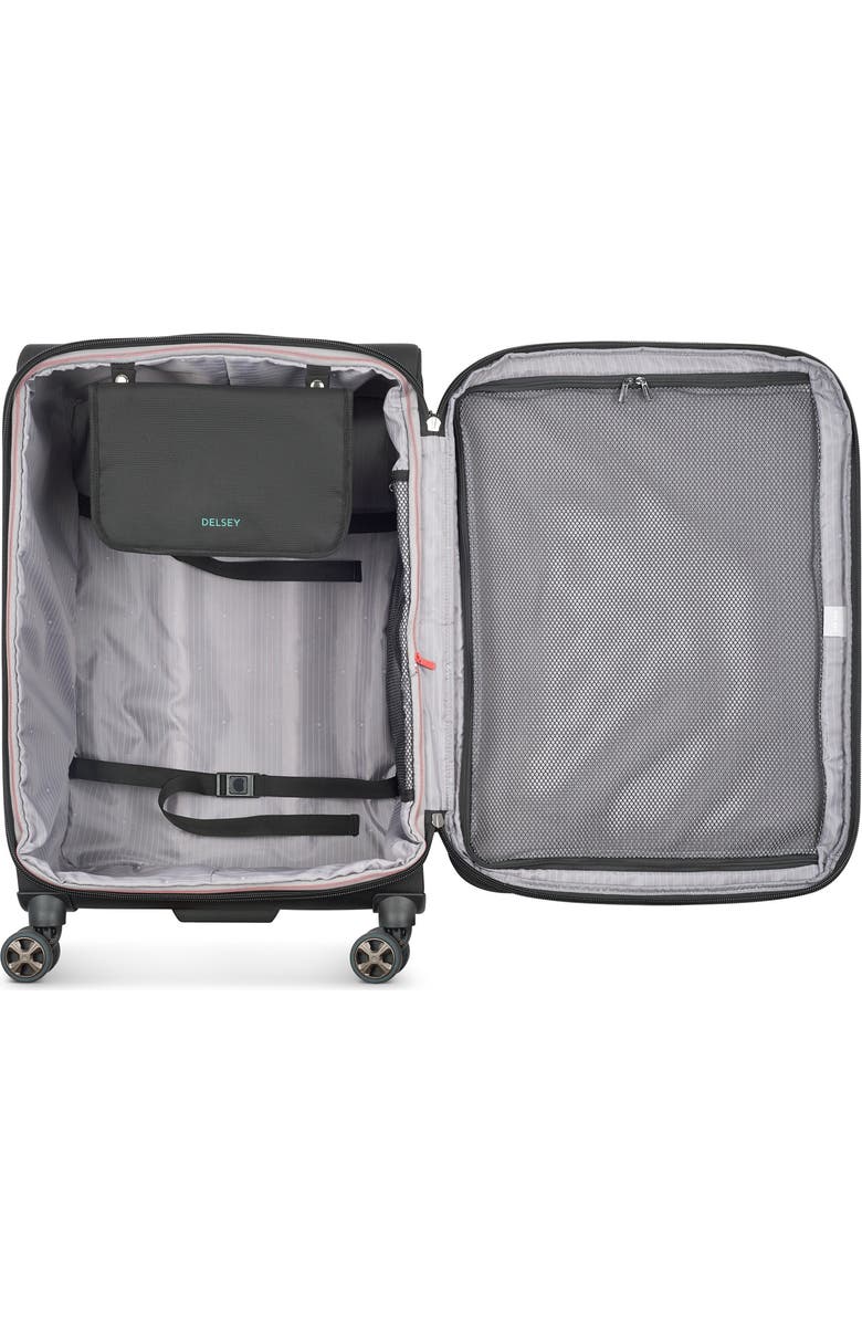 DELSEY Helium DLX 25-Inch Softside Spinner Luggage, Alternate, color, Black
