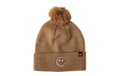 Smiley Pom Pom Hat