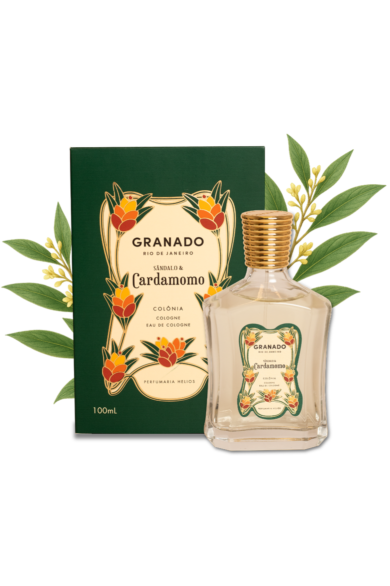 Sândalo & Cardamomo Eau de Cologne, Main, color, Clear