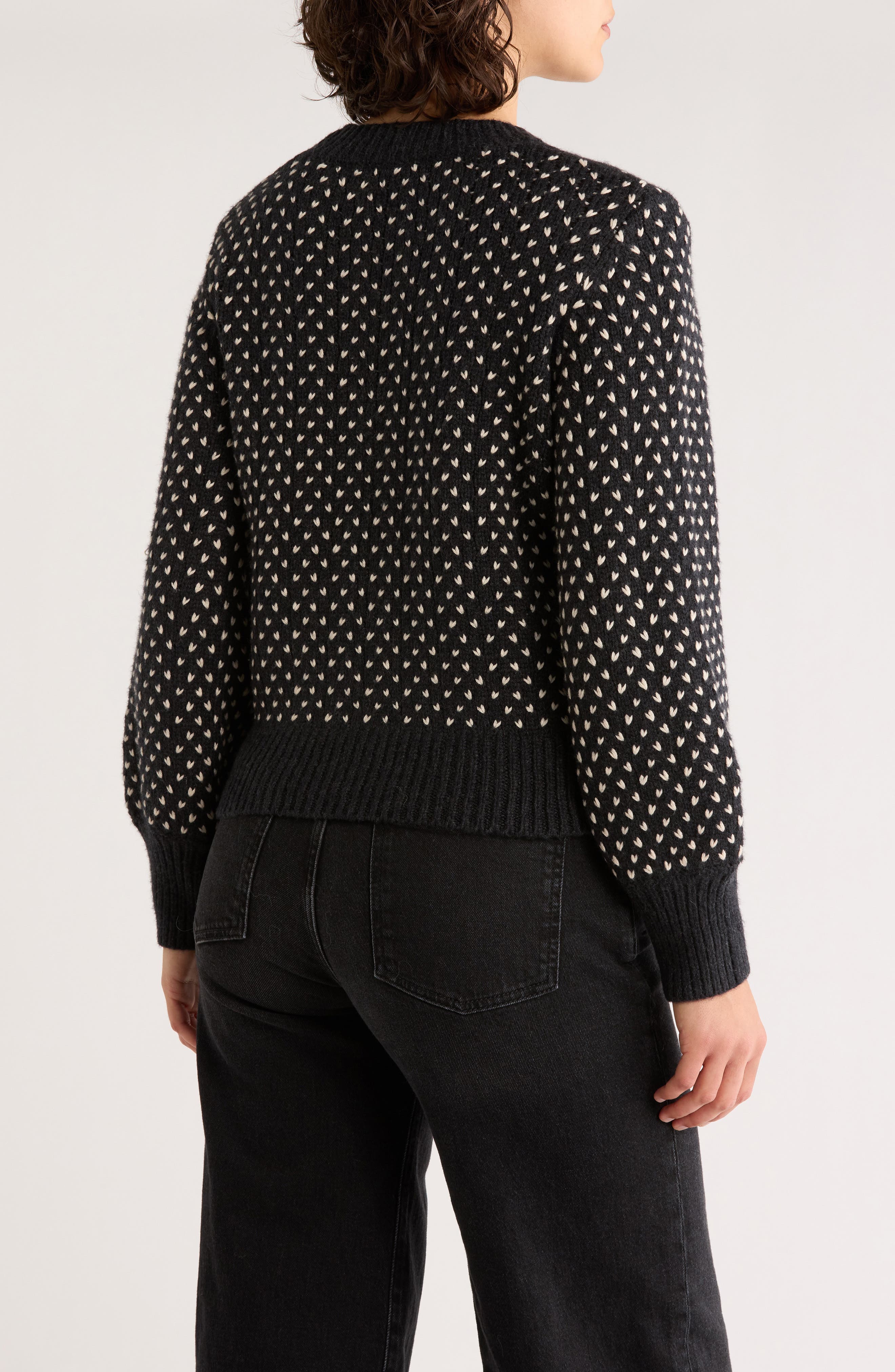Alma Blouson Sleeve Sweater - image 2