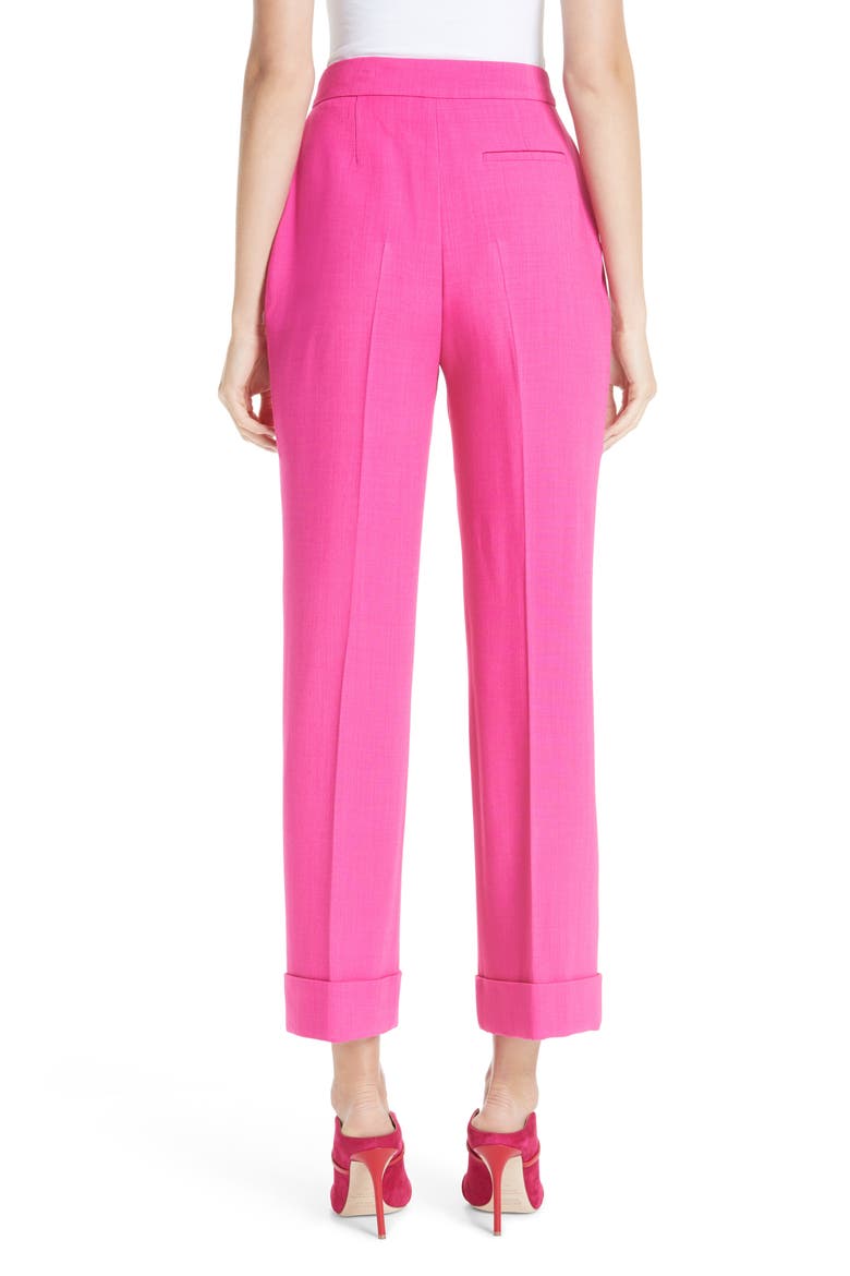 Cuffed Straight Leg Pants, Alternate, color, CAMELIA