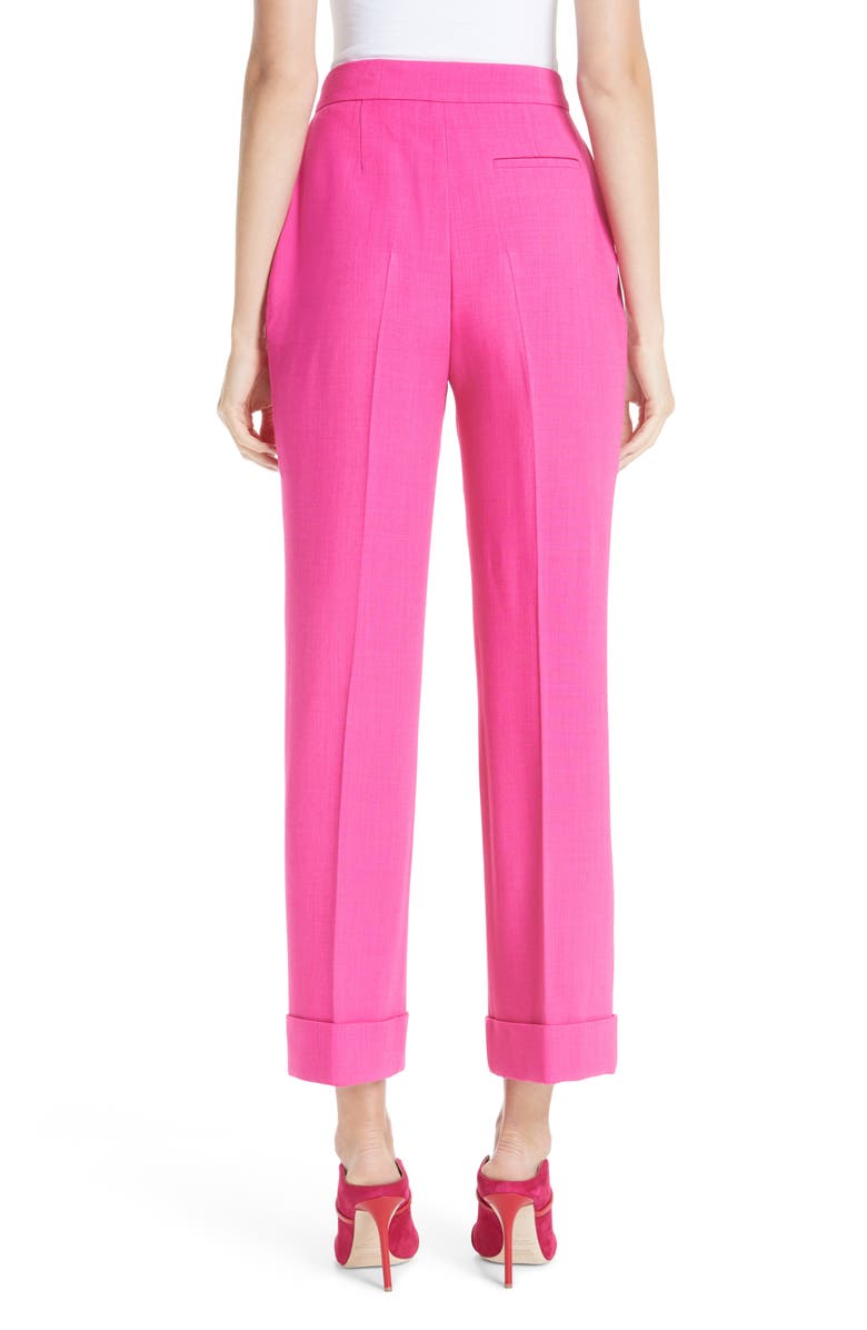 Roksanda Cuffed Straight Leg Pants, Alternate, color,