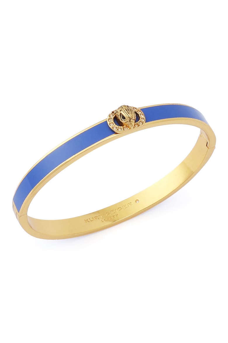 Chelsea Enamel Hinged Bangle, Alternate, color, BLUE