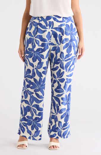 T Tahari Floral Wide Leg Pants