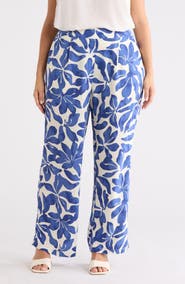 T Tahari Floral Wide Leg Pants
