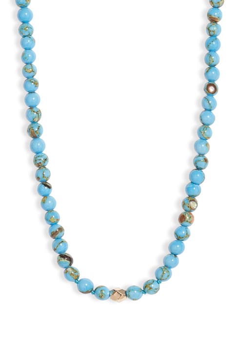 Boheme Turquoise Beaded Necklace