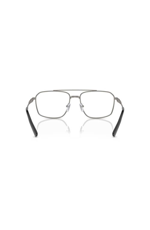 Michael Kors 56mm Square Optical Glasses In Gray