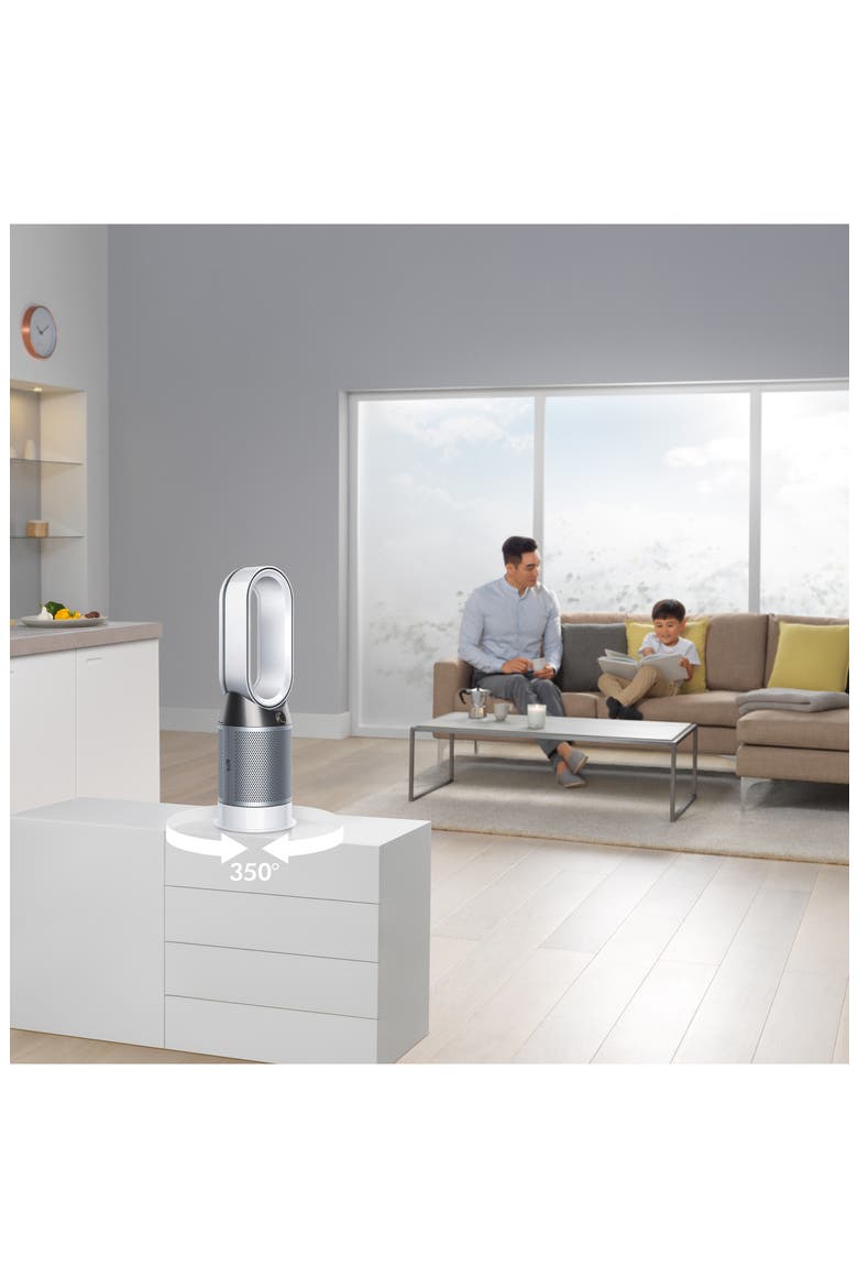 Pure Hot + Cool™ Purifying Heater + Fan, Alternate, color, WHITE/SILVER