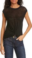 Veronica Beard Kellen Linen Blend Tank