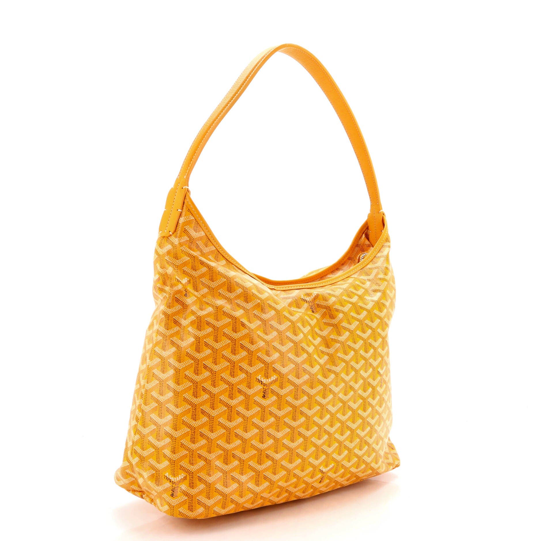 Boheme Hobo Coated Canvas, Alternate, color, Yellow