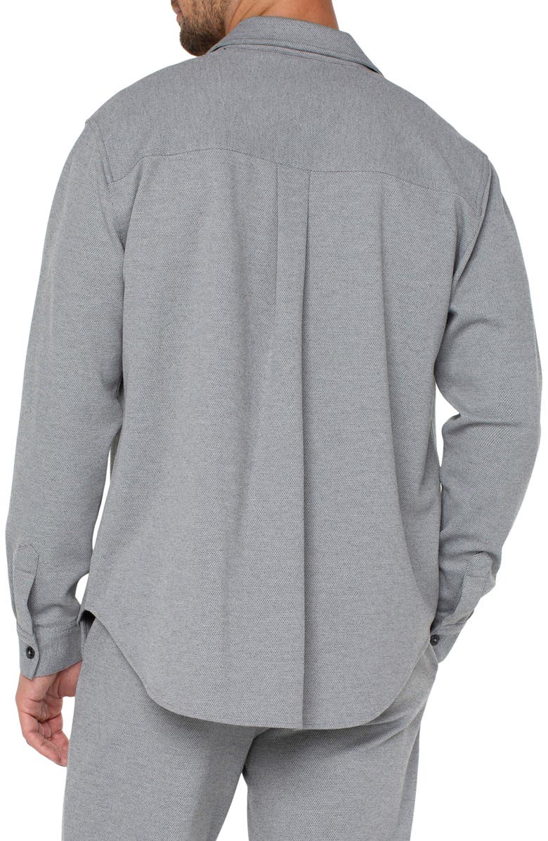 Liverpool Los Angeles Easy Piqué Overshirt, Alternate, color, 