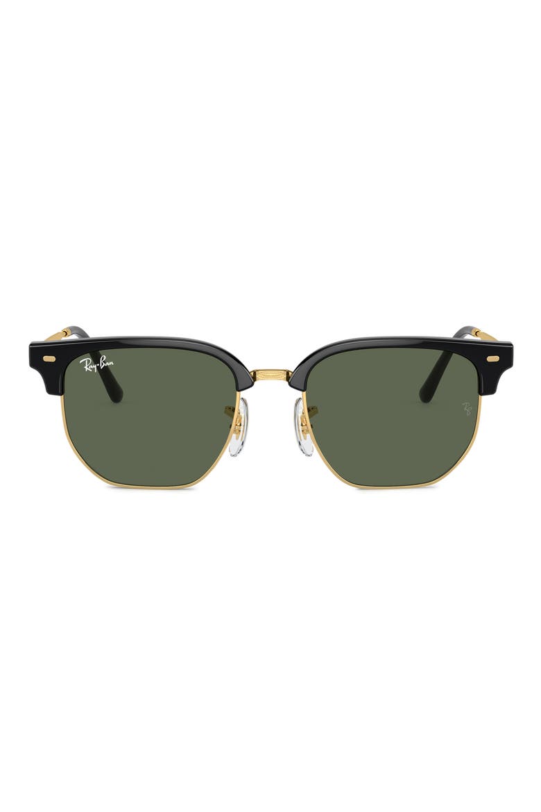 Kids' New Clubmaster Junior 47mm Irregular Sunglasses, Main, color, BLACK