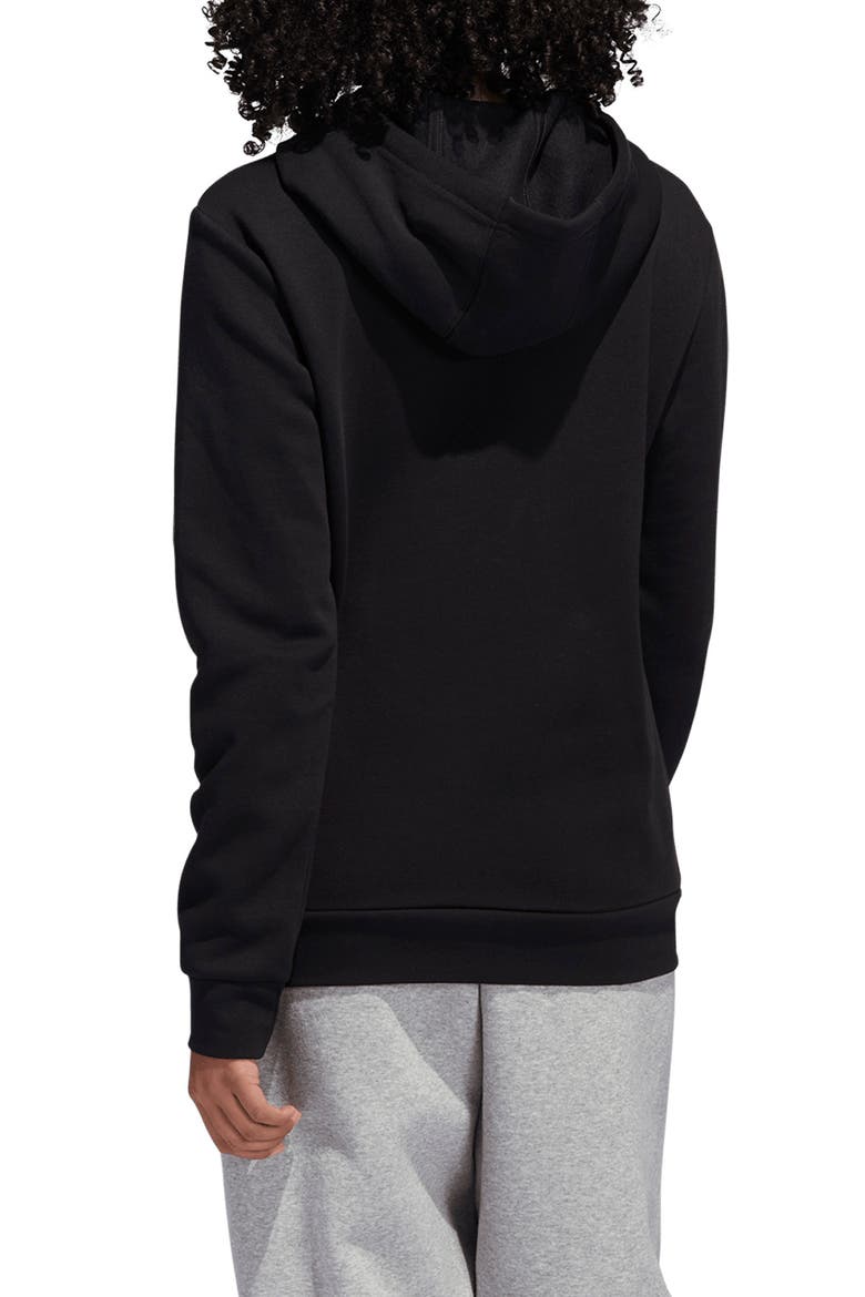 Script Logo Hoodie, Alternate, color, BLACK