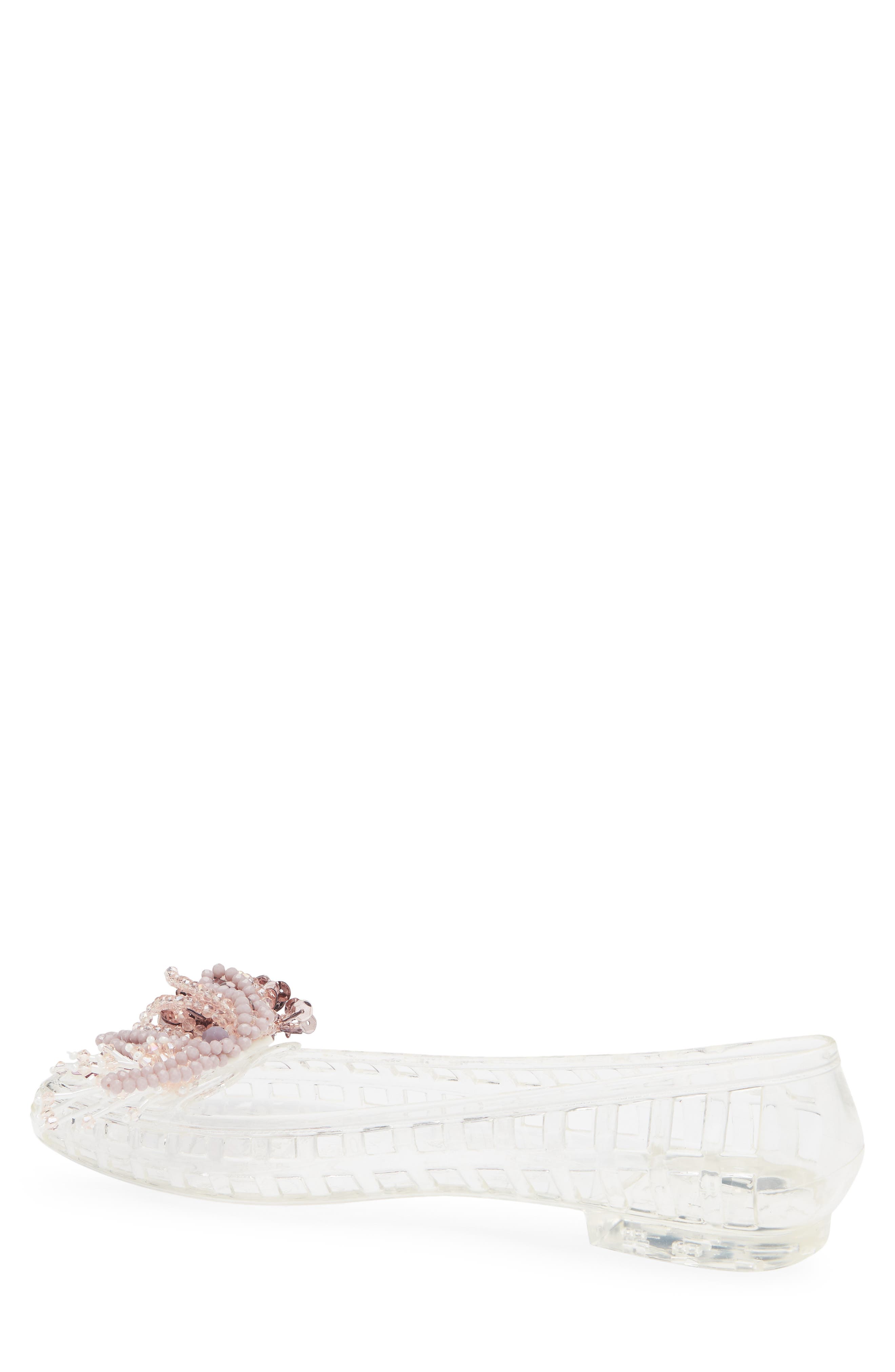 HEAVENLY JELLY Dazzla Jelly Ballet Flat, Alternate, color, Clear
