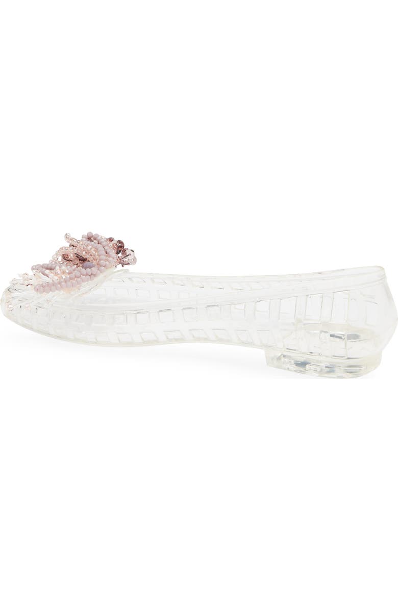 HEAVENLY JELLY Dazzla Jelly Ballet Flat, Alternate, color, Clear