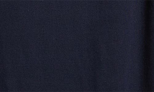 Hugo Boss Boss Orange Erlot Side Tie Long Sleeve Midi Dress In Blue