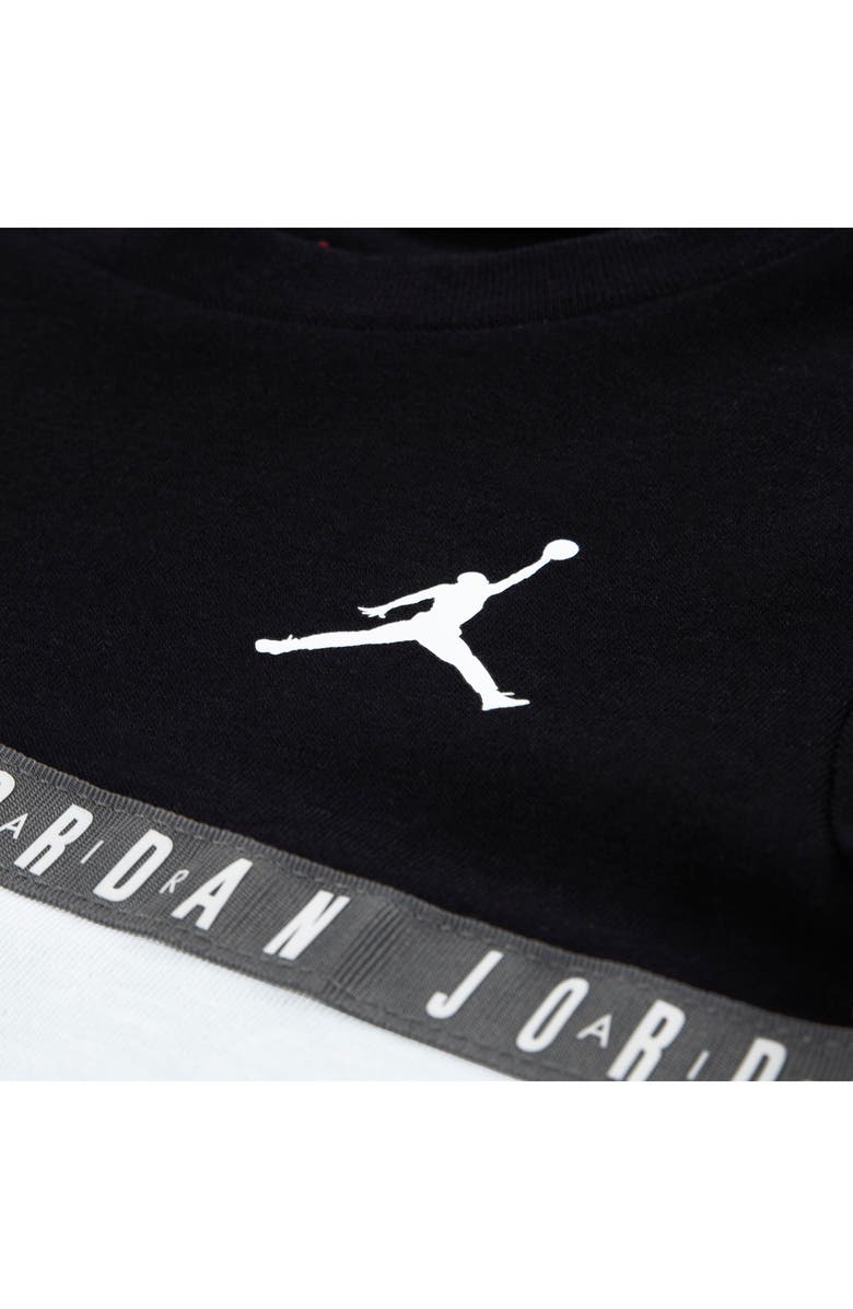 Jordan Jumpman Blocked Taping French Terry T-Shirt & Shorts Set, Alternate, color, Black