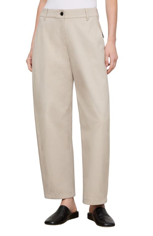 Lafayette 148 New York Chrystie Barrel Leg Chinos in Cement at Nordstrom