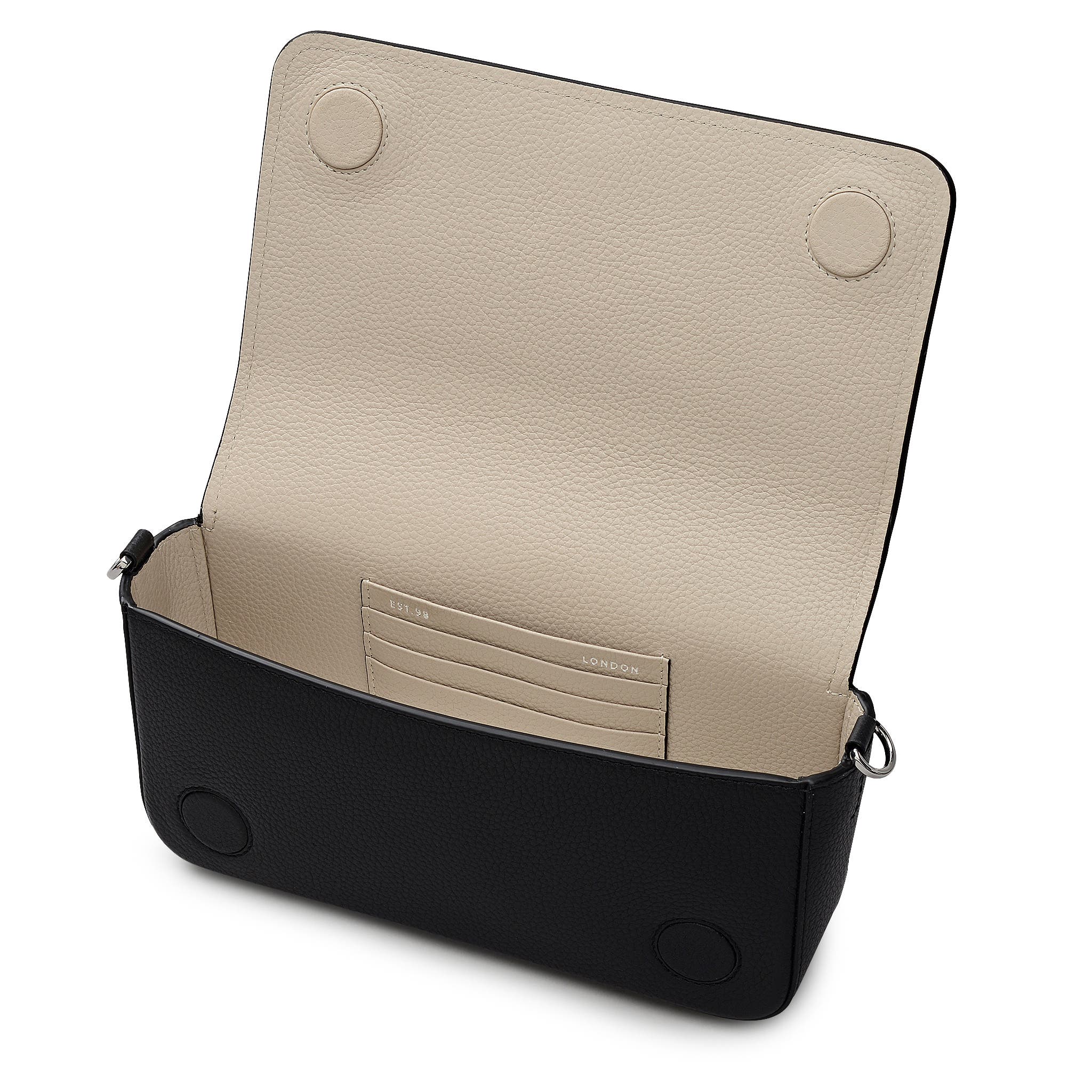 Radley Chester Row Micro Phone Crossbody Bag, Alternate, color, Black