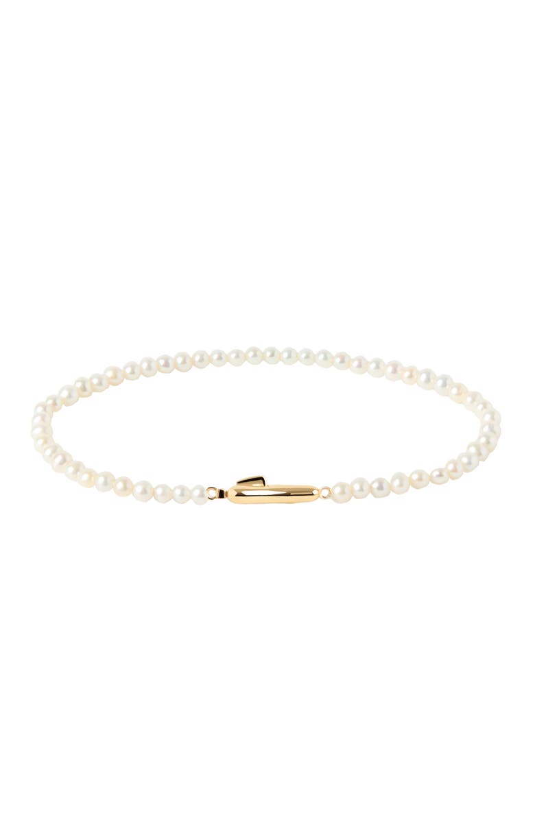 PDPAOLA La Perla Essential Bracelet, Main, color, Onyx