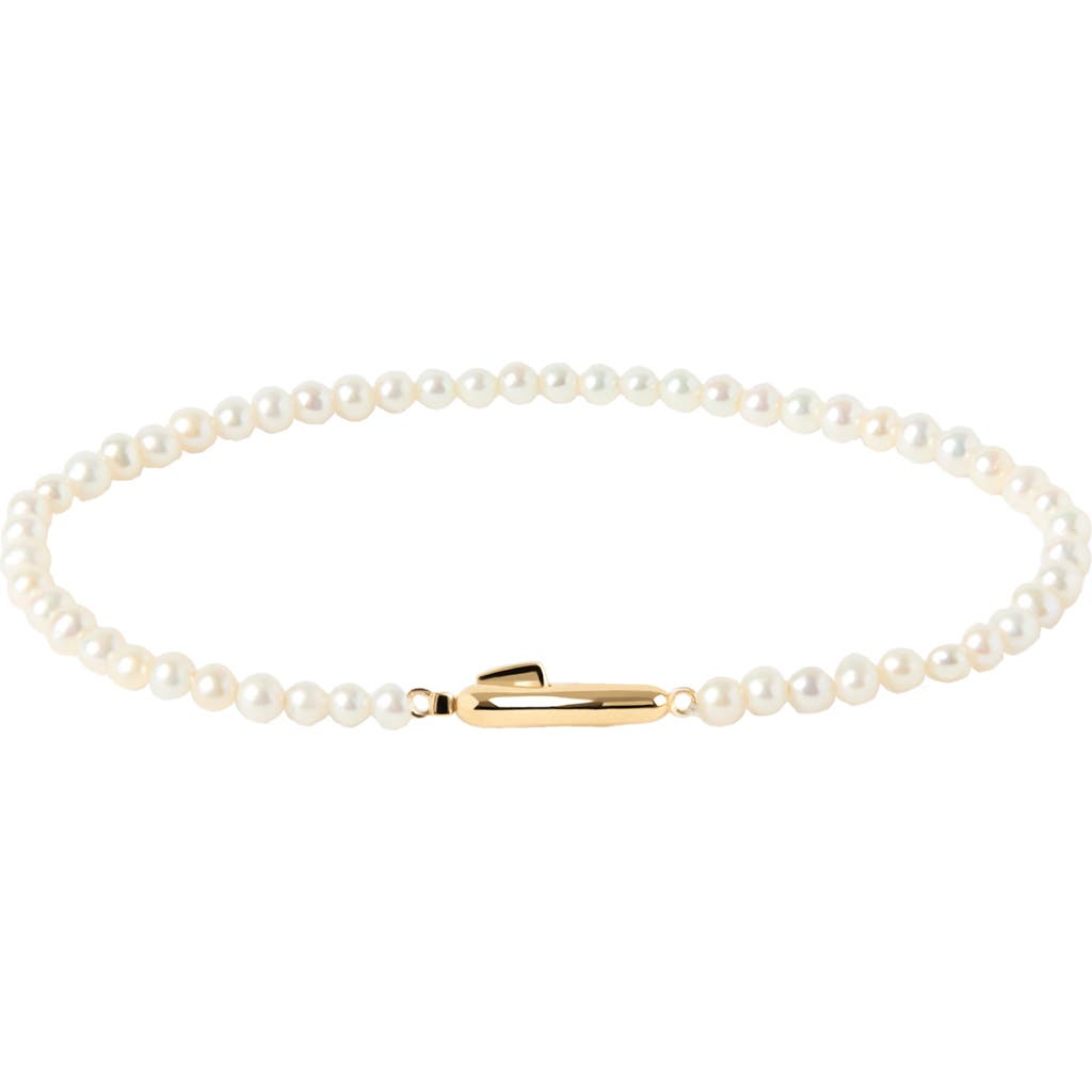 Pdpaola La Perla Essential Bracelet In Black