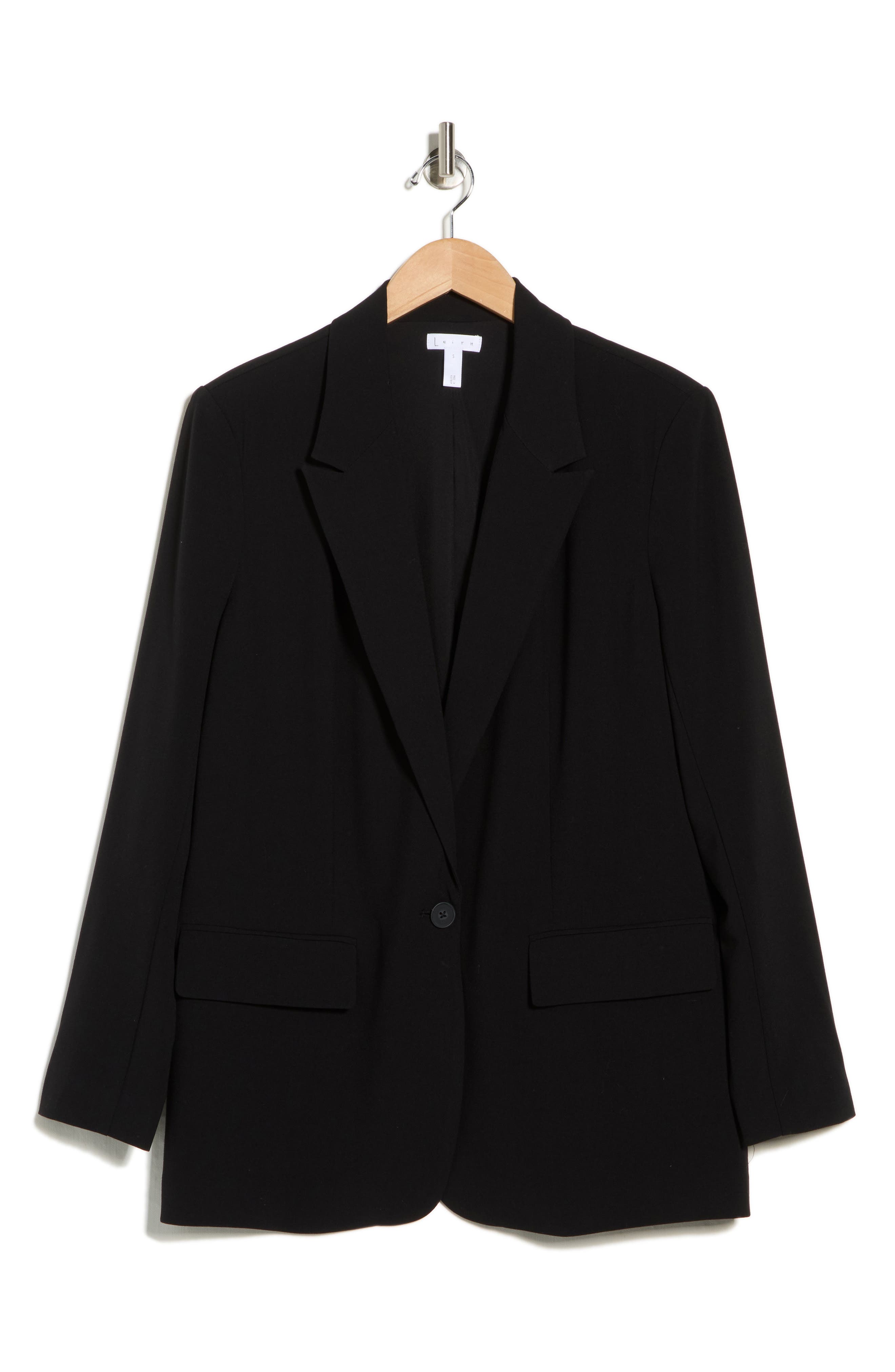 Leith Oversize Peak Lapel Blazer