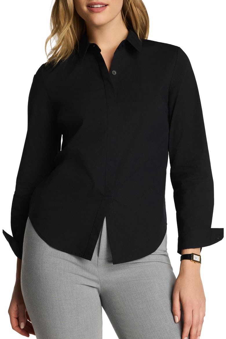 No Gape Shirt, Main, color, CLASSIC BLACK