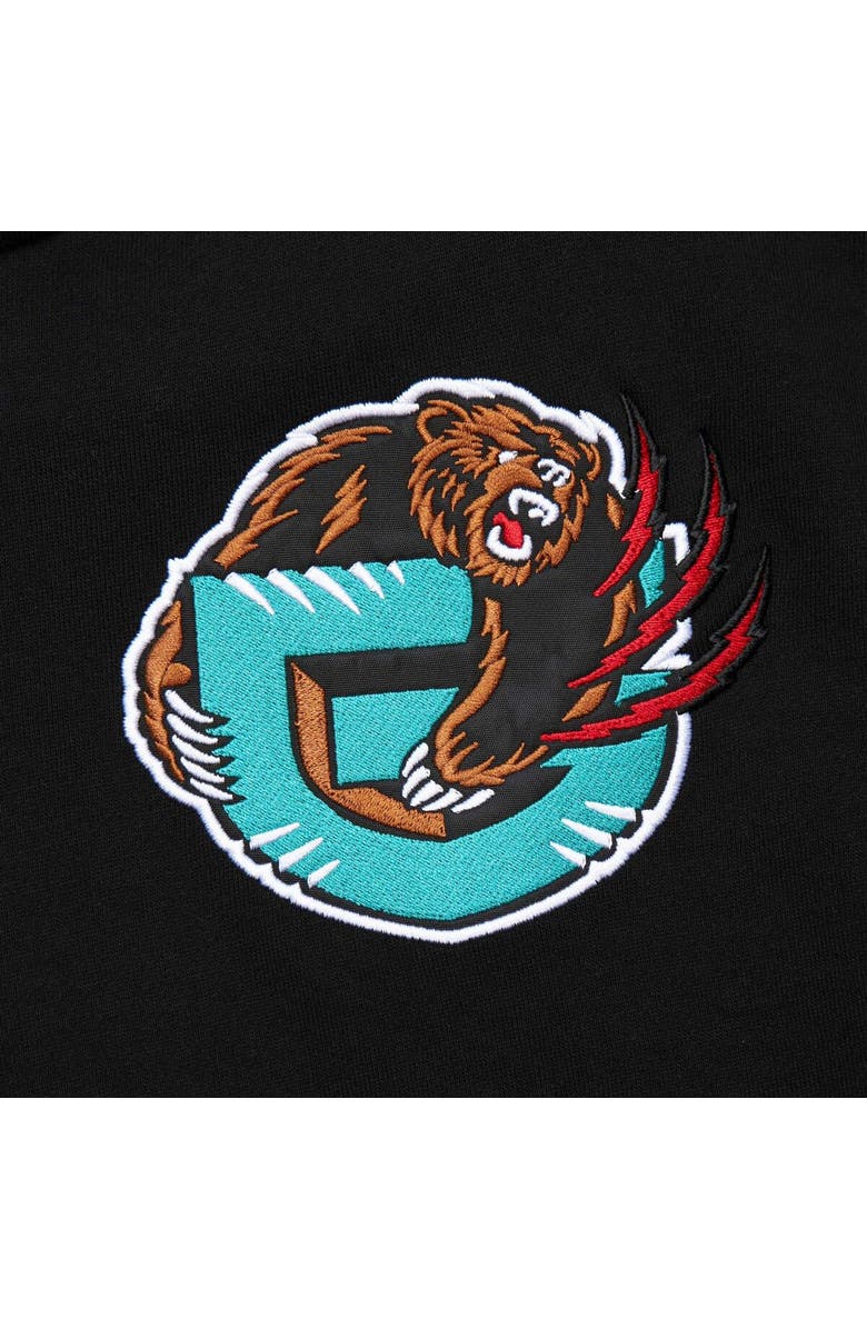 Mitchell & Ness Men's Mitchell & Ness Black Vancouver Grizzlies Hardwood Classics Team OG 2.0 Vintage Logo Fleece Pullover Hoodie, Alternate, color, 