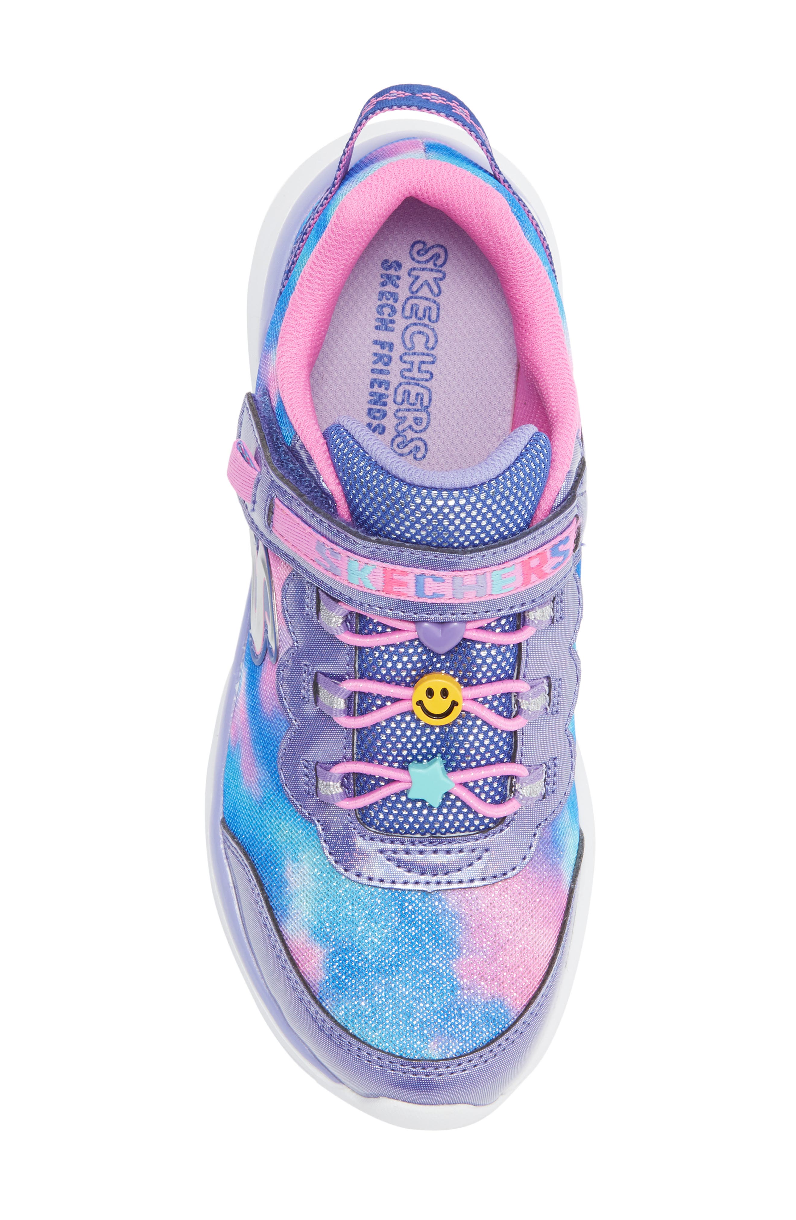 SKECHERS Kids' Power Jams Sneaker, Alternate, color, Navy Multi