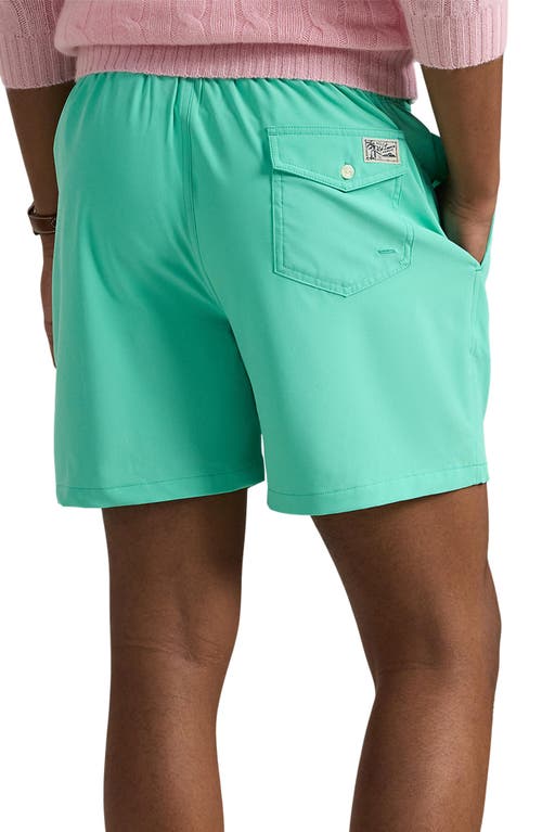 Polo Ralph Lauren Short De Bain En Polyester Mélangé Recyclé In Sunset Green