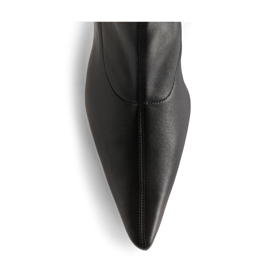 Neil J. Rodgers Mia Ankle Stretch Boot, Alternate, color, Black Stretch Nappa