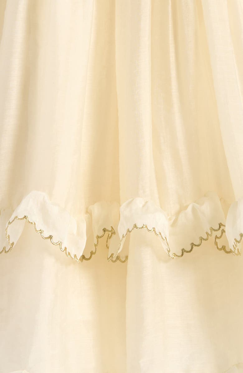 Mini Boden Kids' Angel Ruffle Organza Dress, Alternate, color, 