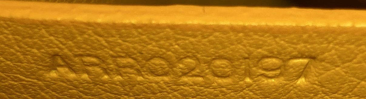 Pre-Owned Goyard Saigon Top Handle Bag Coated Canvas with Leather Mini, Alternate, color, Yellow