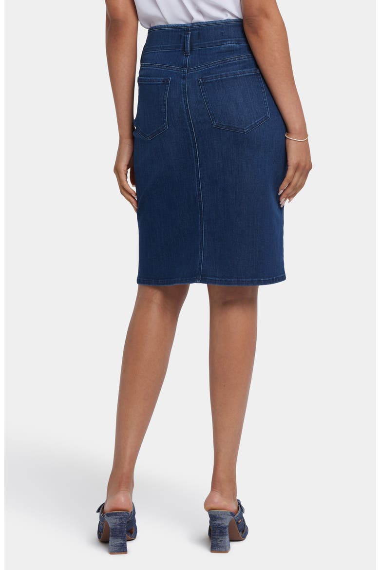 Hollywood Denim Skirt, Alternate, color, IBIZA BLUES