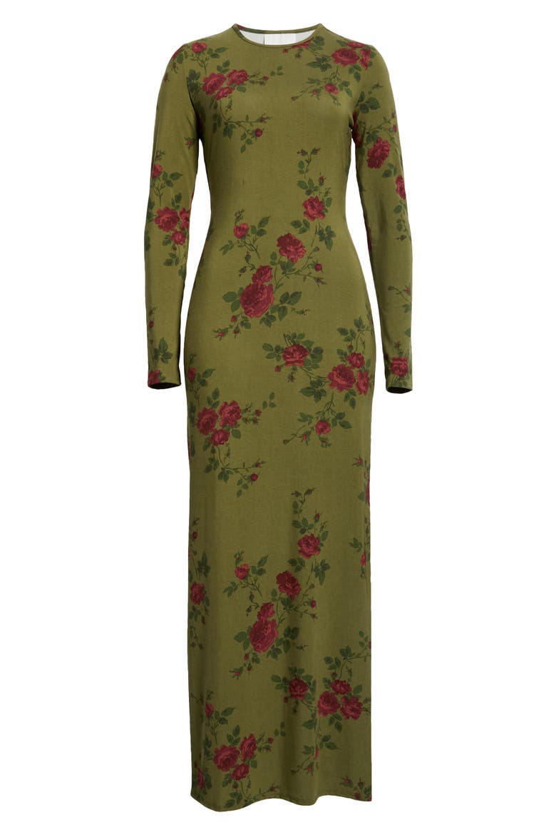Tommie Floral Long Sleeve Knit Dress, Alternate, color, HAIKU