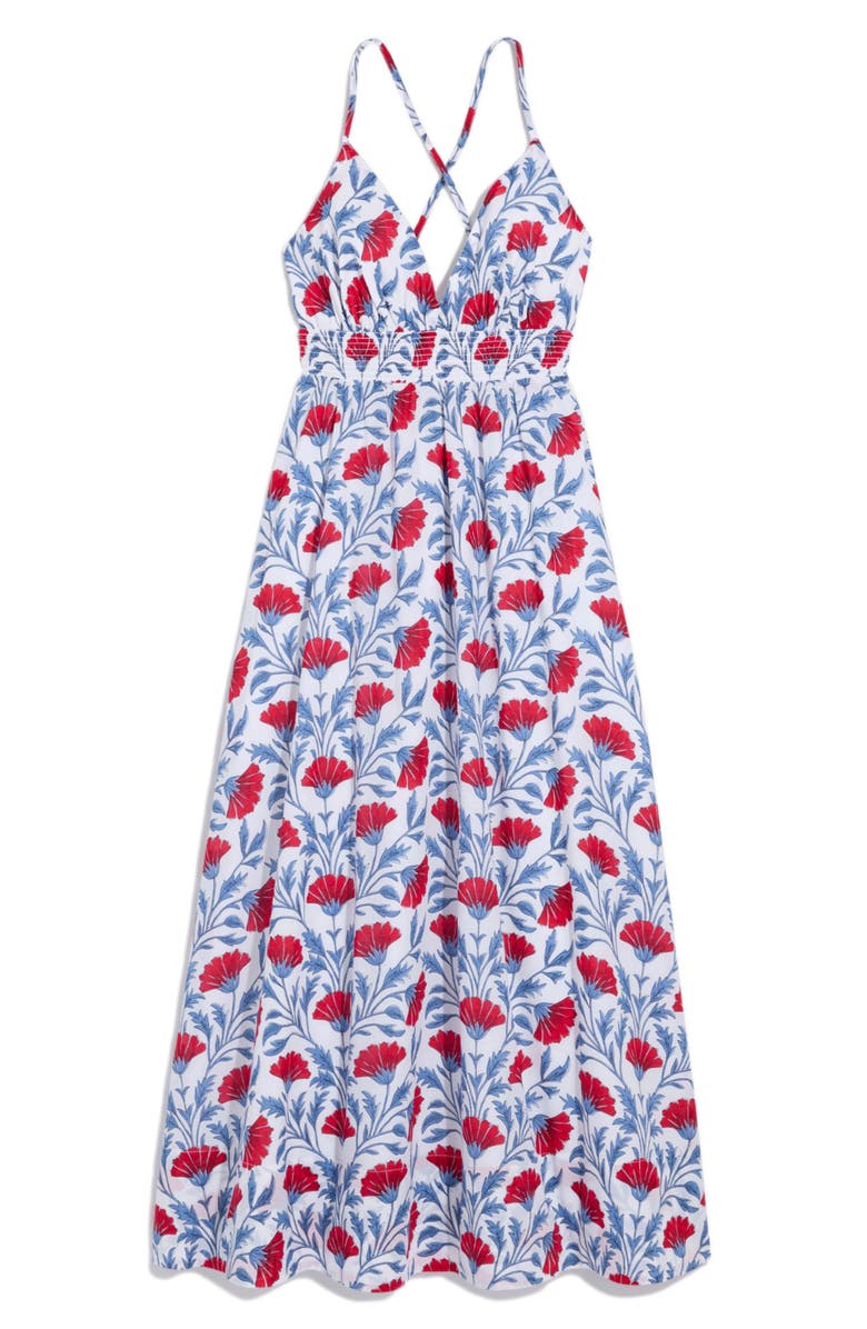 vineyard vines Sconset Floral Maxi Dress, Alternate, color, Harper Floral