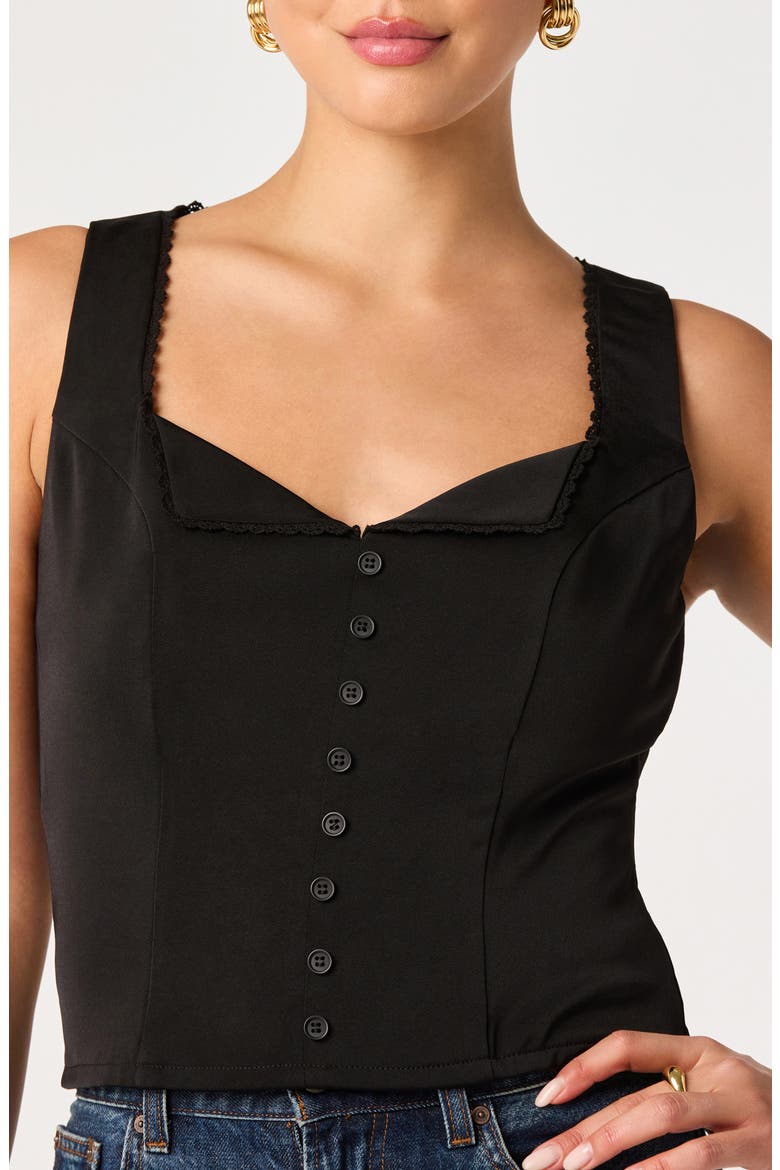 Maddison Tank, Alternate, color, BLACK