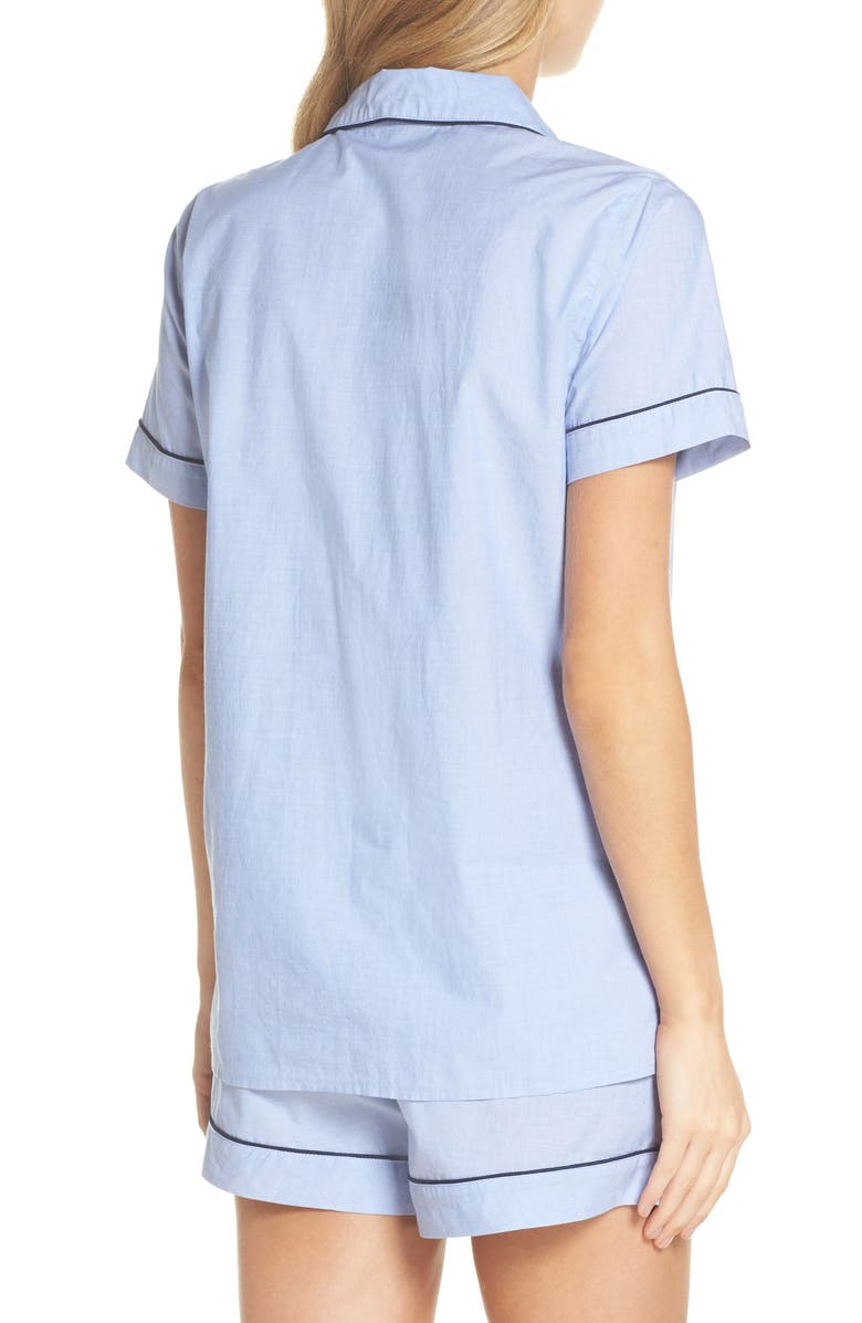 J.Crew Tipped Short Pajamas, Alternate, color, 