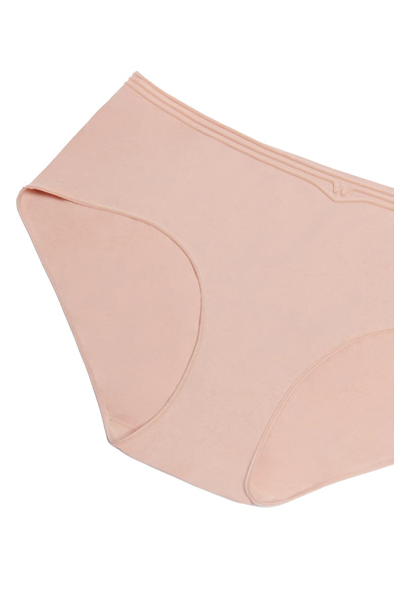 Wolford Cotton Contour 3W Hipster Briefs, Alternate, color, Rose Tan
