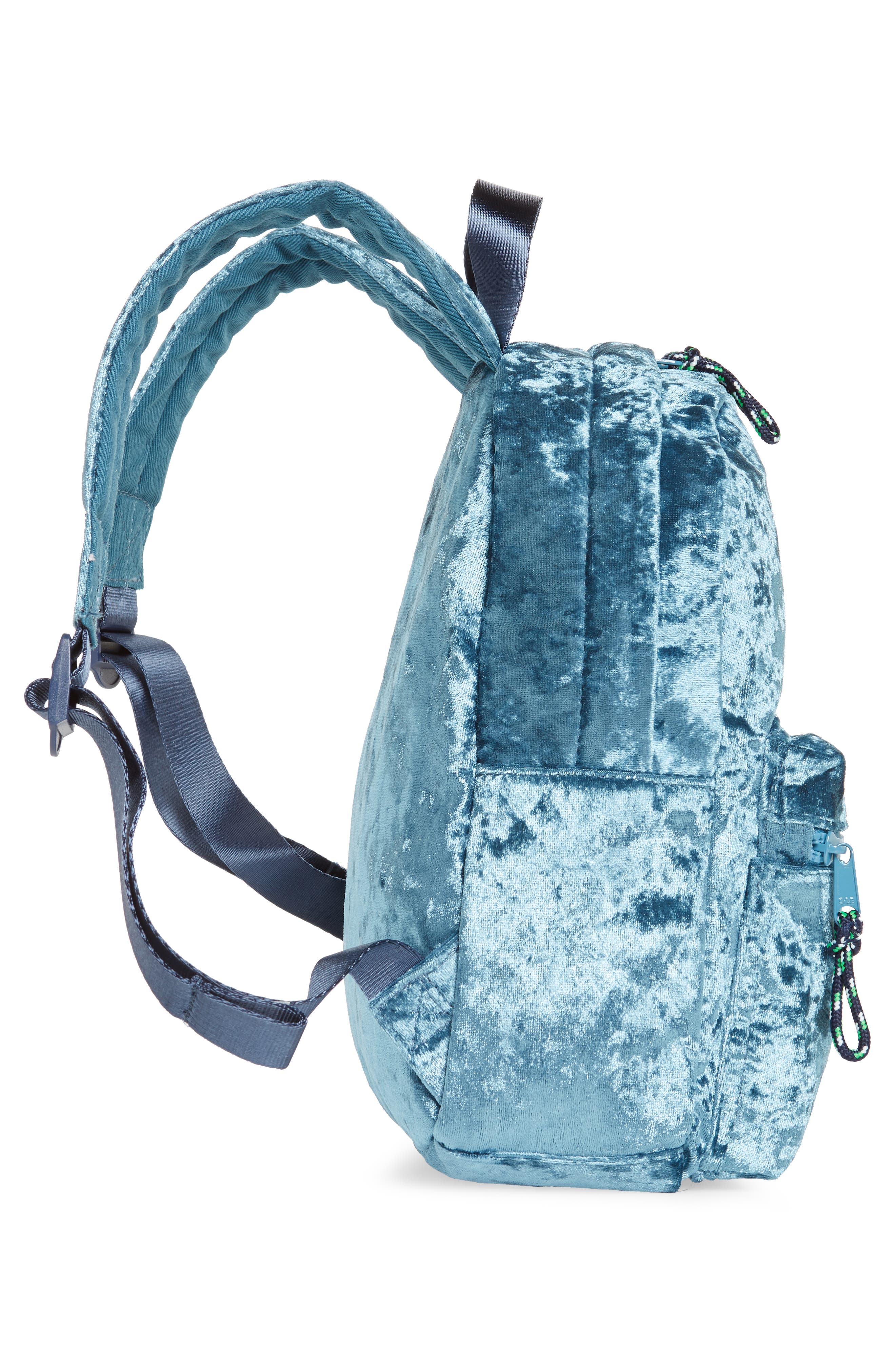 crewcuts by J.Crew Crushed Velvet Backpack, Alternate, color, 