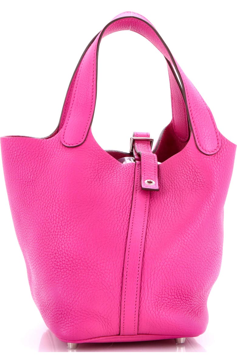 Pre-Owned Hermes Picotin Lock Bag Clemence PM, Main, color, Magnolia