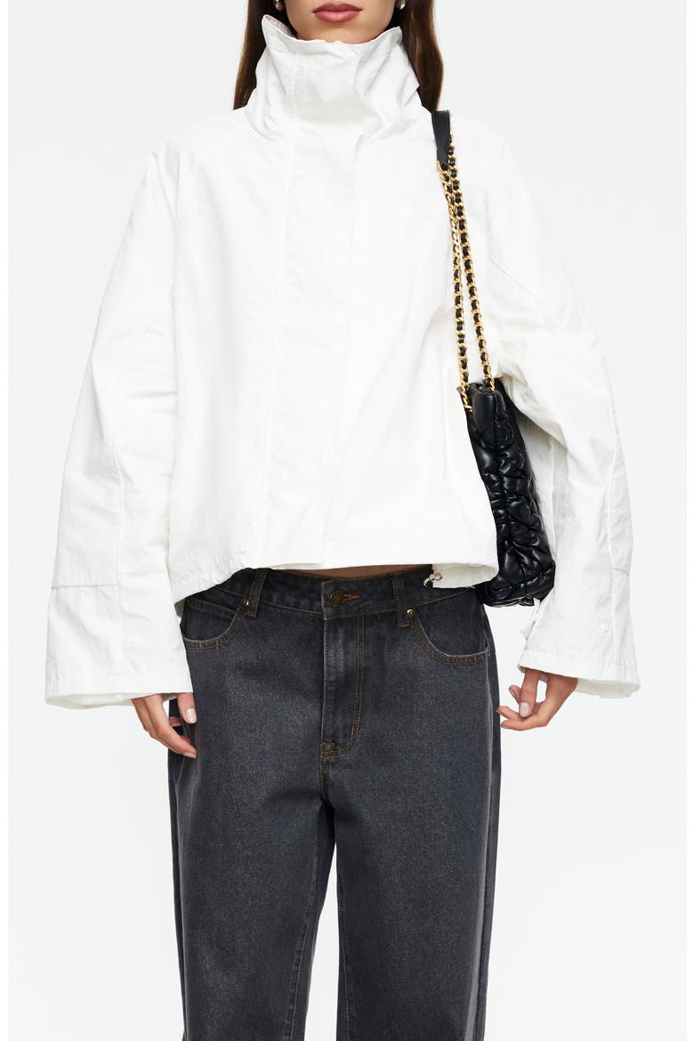 Shoreline Windbreaker Jacket, Main, color, PORCELAIN