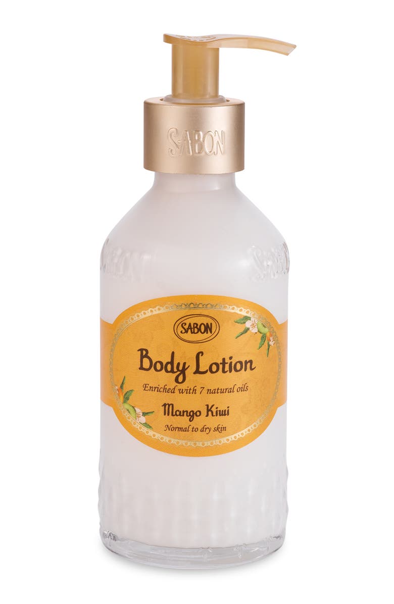 SABON Body Lotion Mango Kiwi 200mL, Main, color, Mango Kiwi