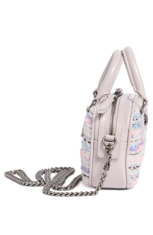 Kurt Geiger London Extra Small Kensington Duffle Crossbody Bag In Pink Combo