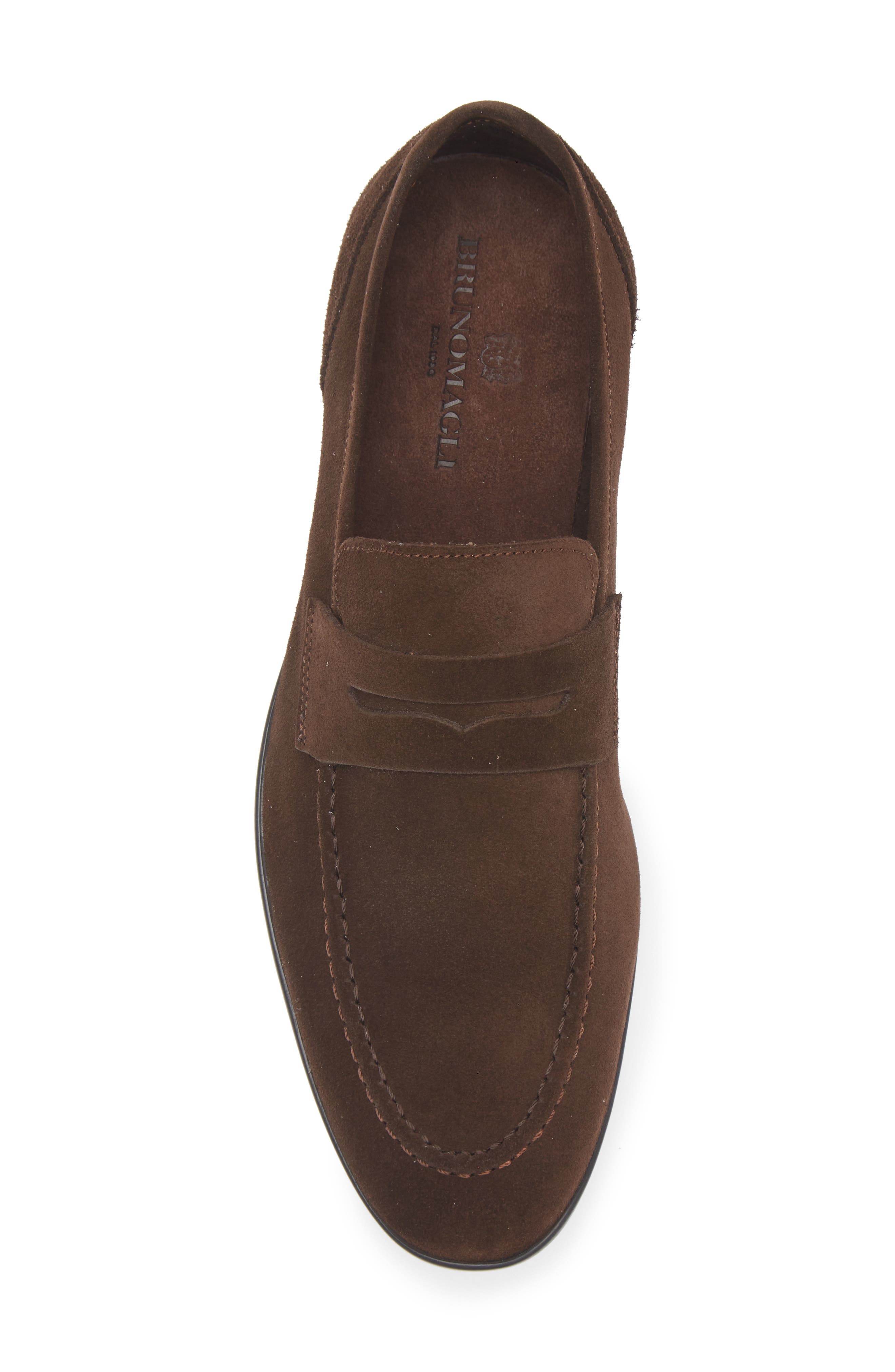 Bruno Magli Lastra Unlined Loafer, Alternate, color, Brown Suede