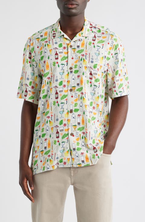 Bahama Coast Lemon Lounge IslandZone® Camp Shirt