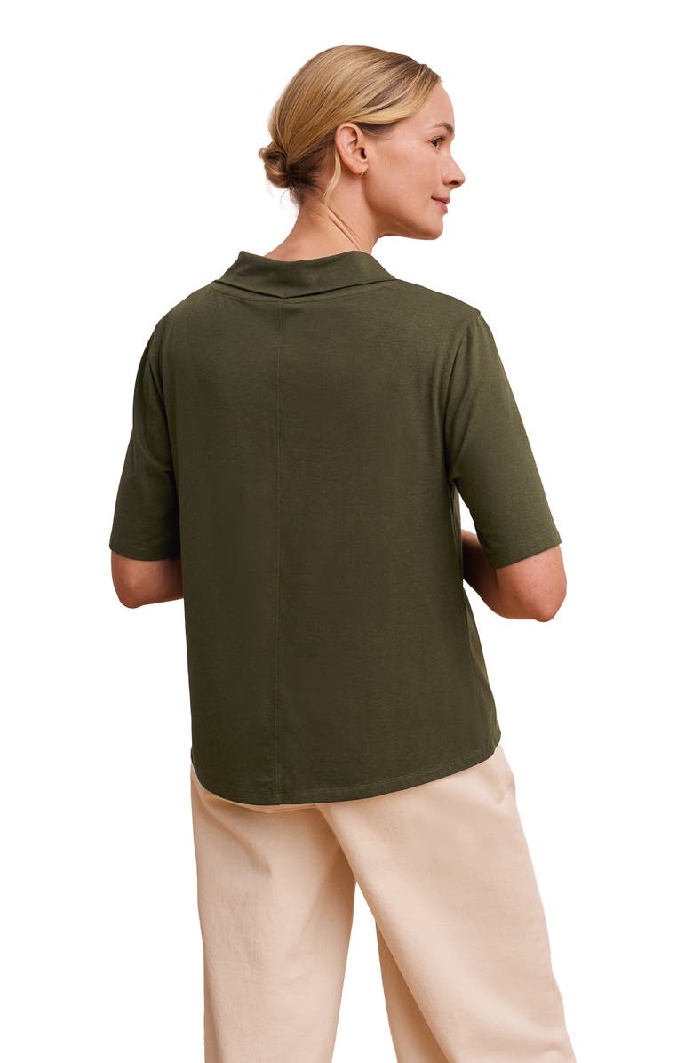 Celtic & Co. Relaxed V-Neck T-Shirt, Alternate, color, Dark Olive