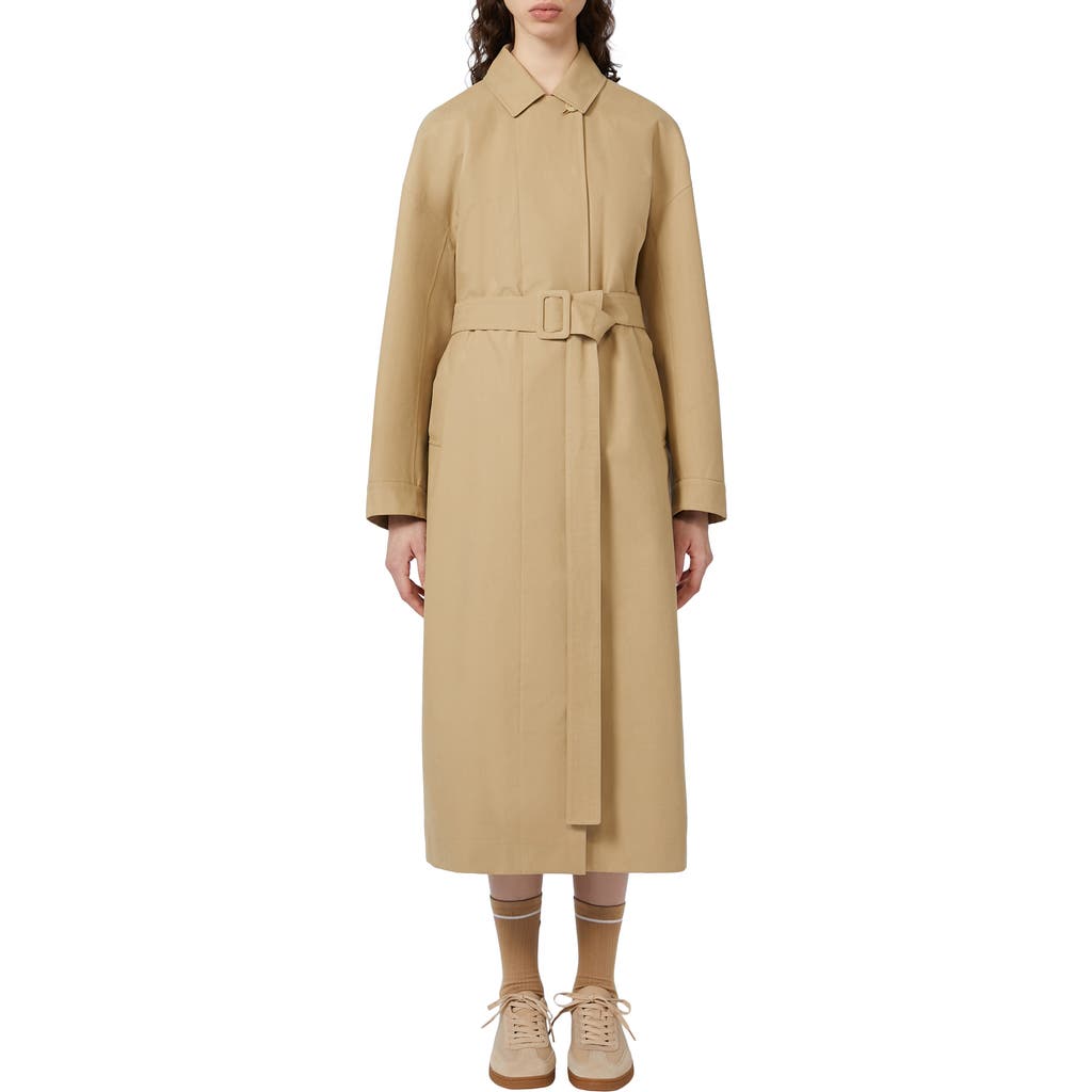 MM by Max Mara Alibi Cotton Blend Coat in Sand  product