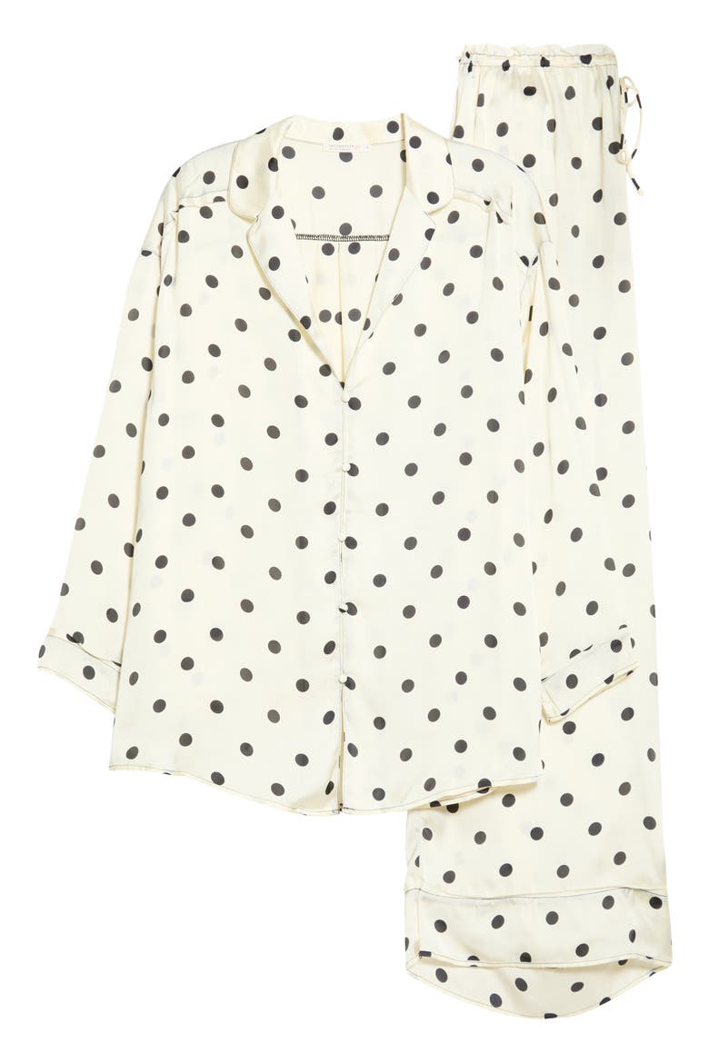 Dreamy Days Print Pajamas, Alternate, color, DOTS - TOFU COMBO