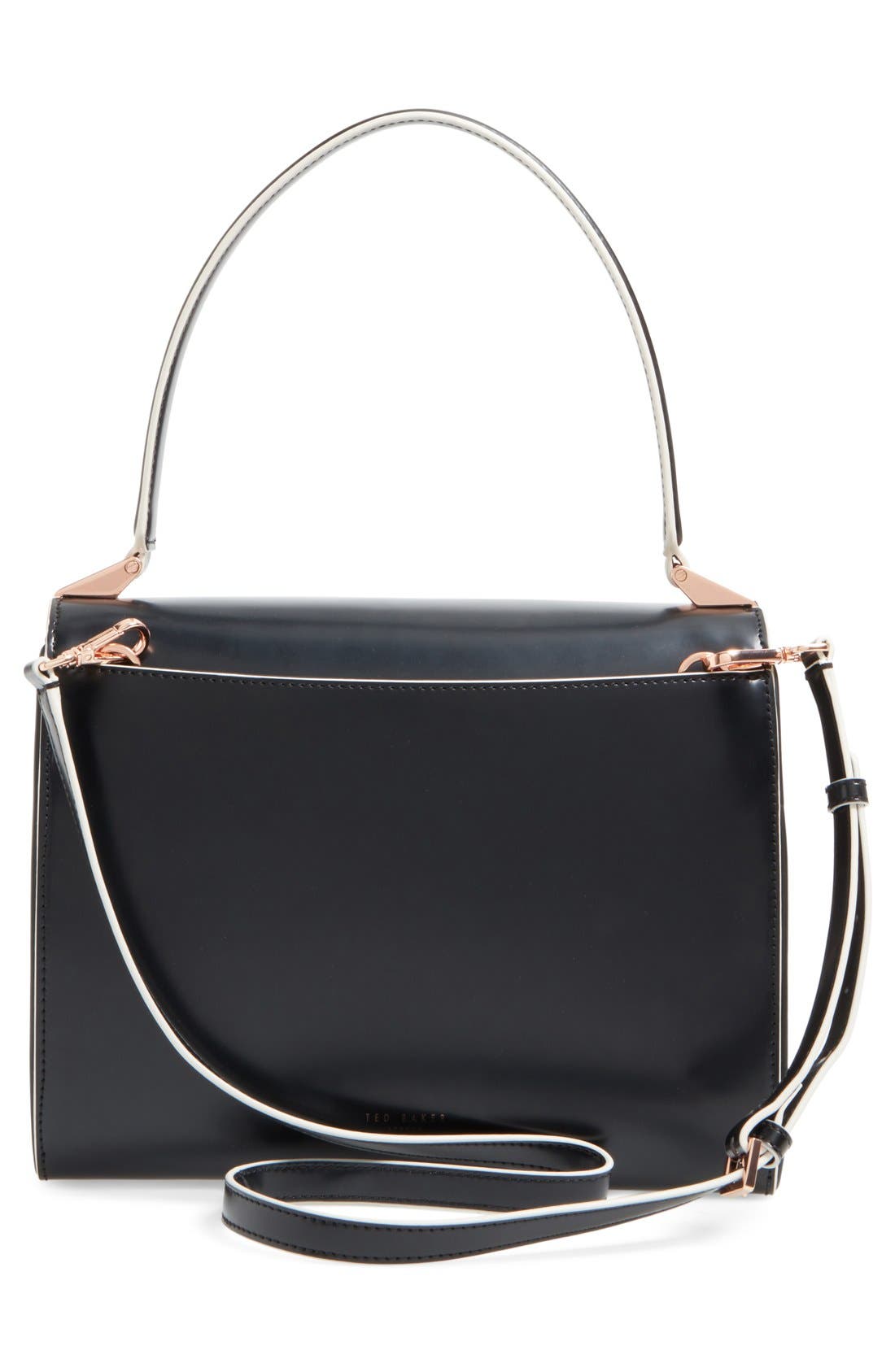 Ted Baker London Leather Shoulder Bag, Alternate, color, 